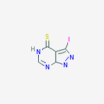 4H-Pyrazolo[3,4-d]pyrimidine-4-thione, 1,5-dihydro-3-iodo-