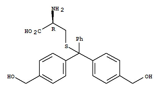 S-{bis[4-(hydroxymethyl)phenyl](phenyl)methyl}cysteine