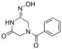 1-Benzoyl-5-(hydroxyimino)piperazin-3-one