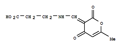 b-Alanine,N-[(6-methyl-2,4-dioxo-2H-pyran-3(4H)-ylidene)methyl]-
