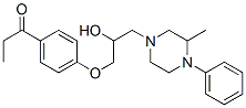 1-[4-[2-Hydroxy-3-(3-methyl-4-phenyl-1-piperazinyl)propoxy]phenyl]-1-propanone