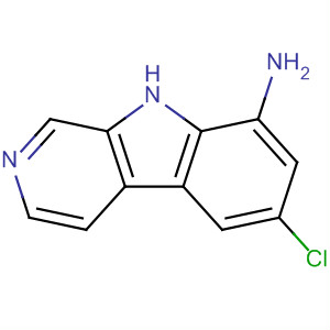 9H-Pyrido[3,4-b]indol-8-amine, 6-chloro-