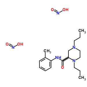 N-(2-methylphenyl)-1,4-dipropylpiperazine-2-carboxamide ntrite (1:2)
