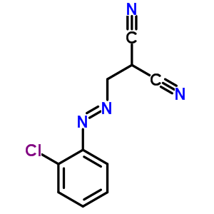 {[(E)-(2-chlorophenyl)diazenyl]methyl}propanedinitrile