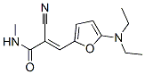 2-Propenamide,  2-cyano-3-[5-(diethylamino)-2-furanyl]-N-methyl-