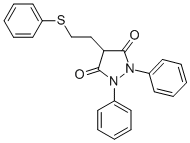 1,2-diphenyl-4-(2-phenylthioethyl)pyrazolidine-3,5-dione