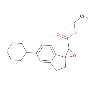 Spiro[1H-indene-1,2'-oxirane]-3'-carboxylic acid,5-cyclohexyl-2,3-dihydro-, ethyl ester