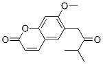 7-Methoxy-6-(3-methyl-2-oxobutyl)-2H-1-benzopyran-2-one