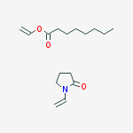 Ethenyl Octanoate;1-ethenylpyrrolidin-2-one