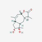 (3S)-3aα,4,4aα,5,6,7,7aα,9aα-Octahydro-5α,6α-dihydroxy-3β,5,8-trimethylazuleno[6,5-b]furan-2(3H)-one