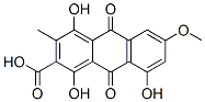 9,10-Dihydro-1,4,8-trihydroxy-6-methoxy-3-methyl-9,10-dioxo-2-anthracenecarboxylic acid