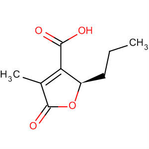 3-Furancarboxylic acid, 2,5-dihydro-4-methyl-5-oxo-2-propyl-, (2R)-