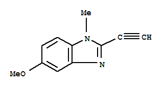 1H-Benzimidazole,2-ethynyl-5-methoxy-1-methyl-