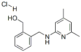 Benzenemethanol, .alpha.-(4,6-dimethyl-2-pyridinyl)aminomethyl-, monohydrochloride