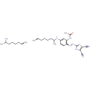 Acetamide,N-[2-[(4,5-dicyano-1H-imidazol-2-yl)azo]-5-(di-7-octenylamino)phenyl]-