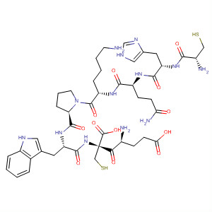 L-Cysteine,L-cysteinyl-L-histidyl-L-glutaminyl-L-lysyl-L-prolyl-L-tryptophyl-L-a-glutamyl-