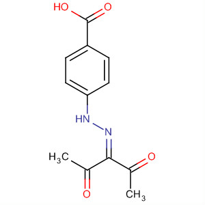 Benzoic acid, 4-[(1-acetyl-2-oxopropylidene)hydrazino]-