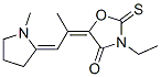 3-ethyl-5-[1-methyl-2-(1-methyl-2-pyrrolidinylidene)ethylidene]-2-thioxooxazolidin-4-one