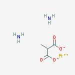 platinum(2+) azanide - methylpropanedioic acid (1:2:1)