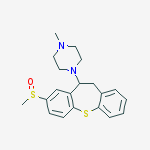 1-methyl-4-(3-methylsulfinyl-5,6-dihydrobenzo[b][1]benzothiepin-5-yl)piperazine