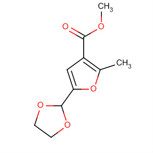 3-Furancarboxylic acid, 5-(1,3-dioxolan-2-yl)-2-methyl-, methyl ester