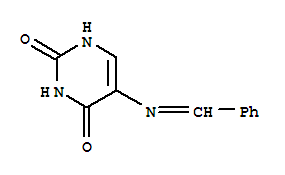 5-{[(E)-phenylmethylidene]amino}pyrimidine-2,4(1H,3H)-dione