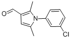 1-(3-CHLORO-PHENYL)-2,5-DIMETHYL-1H-PYRROLE-3-CARBALDEHYDE