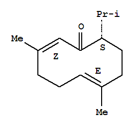 2,6-Cyclodecadien-1-one,3,7-dimethyl-10-(1-methylethyl)-, [S-(Z,E)]-