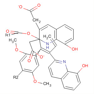 8-Quinolinol, 2,2'-[(2,5-dimethoxy-1,4-phenylene)di-2,1-ethenediyl]bis-,diacetate (ester)