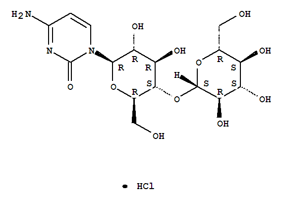 2(1H)-pyrimidinone, 4-amino-1-(4-O-hexopyranosylhexopyranosyl)-