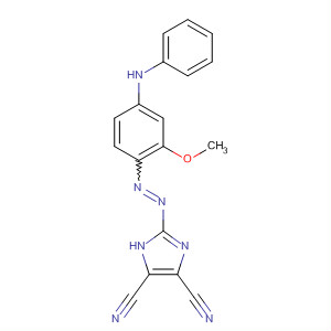 1H-Imidazole-4,5-dicarbonitrile,2-[[2-methoxy-4-(phenylamino)phenyl]azo]-