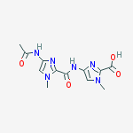 4-[[[4-(acetylamino)-1-methyl-1H-imidazol-2-yl]carbonyl]amino]-1-methyl-1H-Imidazole-2-carboxylic acid