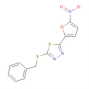 1,3,4-Thiadiazole, 2-(5-nitro-2-furanyl)-5-[(phenylmethyl)thio]-
