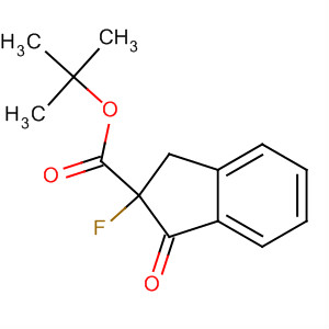 1H-Indene-2-carboxylic acid, 2-fluoro-2,3-dihydro-1-oxo-,1,1-dimethylethyl ester, (2R)-