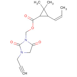 Cyclopropanecarboxylic acid, 2,2-dimethyl-3-(1Z)-1-propenyl-,[2,5-dioxo-3-(2-propynyl)-1-imidazolidinyl]methyl ester, (1R,3R)-