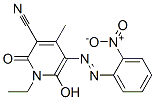 1-ethyl-1,2-dihydro-6-hydroxy-4-methyl-5-[(2-nitrophenyl)azo]-2-oxonicotinonitrile