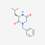 2,5-Piperazinedione, 3-(2-methylpropyl)-1-(phenylmethyl)-, (3S)-