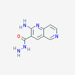 2-amino-1,6-naphthyridine-3-carbohydrazide