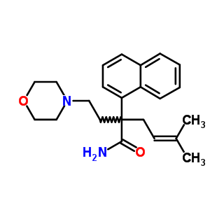 α-(3-Methyl-2-butenyl)-α-(1-naphtyl)-4-morpholinebutyramide