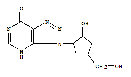 3-[2-hydroxy-4-(hydroxymethyl)cyclopentyl]-2,3-dihydro-7H-[1,2,3]triazolo[4,5-d]pyrimidin-7-one