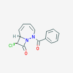 1,2-Diazabicyclo[5.2.0]nona-3,5-dien-9-one, 2-benzoyl-8-chloro-, cis-