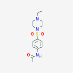 Acetamide, N-[4-[(4-ethyl-1-piperazinyl)sulfonyl]phenyl]-