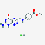 Ethyl 4-[(7-amino-5-oxo-8h-pyrimido[5,4-e][1,2,4]triazin-3-yl)methylamino]benzoate;hydrochloride