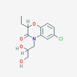 6-chloro-4-(2,3-dihydroxypropyl)-2-ethyl-2H-1,4-benzoxazin-3(4H)-one