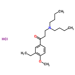3-(dibutylamino)-1-(3-ethyl-4-methoxyphenyl)propan-1-one hydrochloride