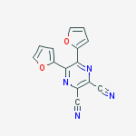 5,6-di(furan-2-yl)pyrazine-2,3-dicarbonitrile
