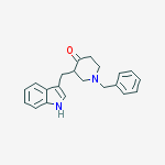 1-benzyl-3-(1h-indol-3-ylmethyl)piperidin-4-one