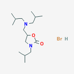 5-{[bis(2-methylpropyl)amino]methyl}-3-(2-methylpropyl)-1,3-oxazolidin-2-one hydrobromide