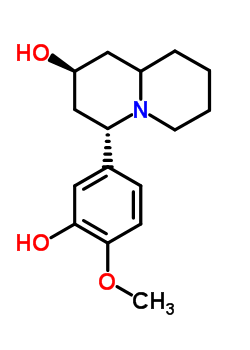 (2S,4S)-4-(3-hydroxy-4-methoxyphenyl)octahydro-2H-quinolizin-2-ol