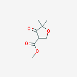 3-Furancarboxylic acid, tetrahydro-5,5-dimethyl-4-oxo-, methyl ester